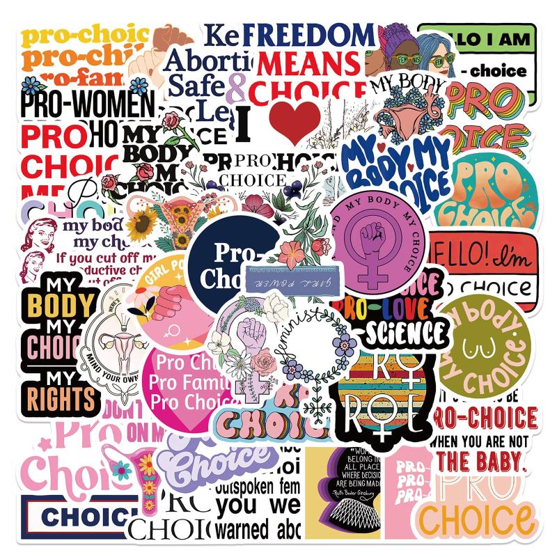50pcs Feminism Abortionism Stickers Waterproof DIY Decoration For Teens Adult