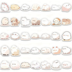 100pcs Animal Stickers For Mobile Phone Coffee Cup Notebook