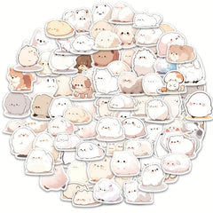 100pcs Animal Stickers For Mobile Phone Coffee Cup Notebook