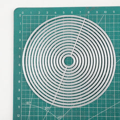 Metal Cutting Dies Round Frame Stencils DIY Scrapbooking Stamp Album Decor