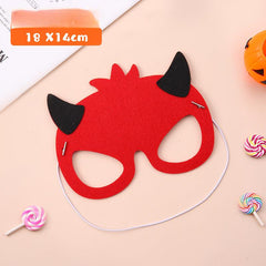 1pc Halloween Dressing Mask Non Woven Makeup Cartoon Mask Material Pack