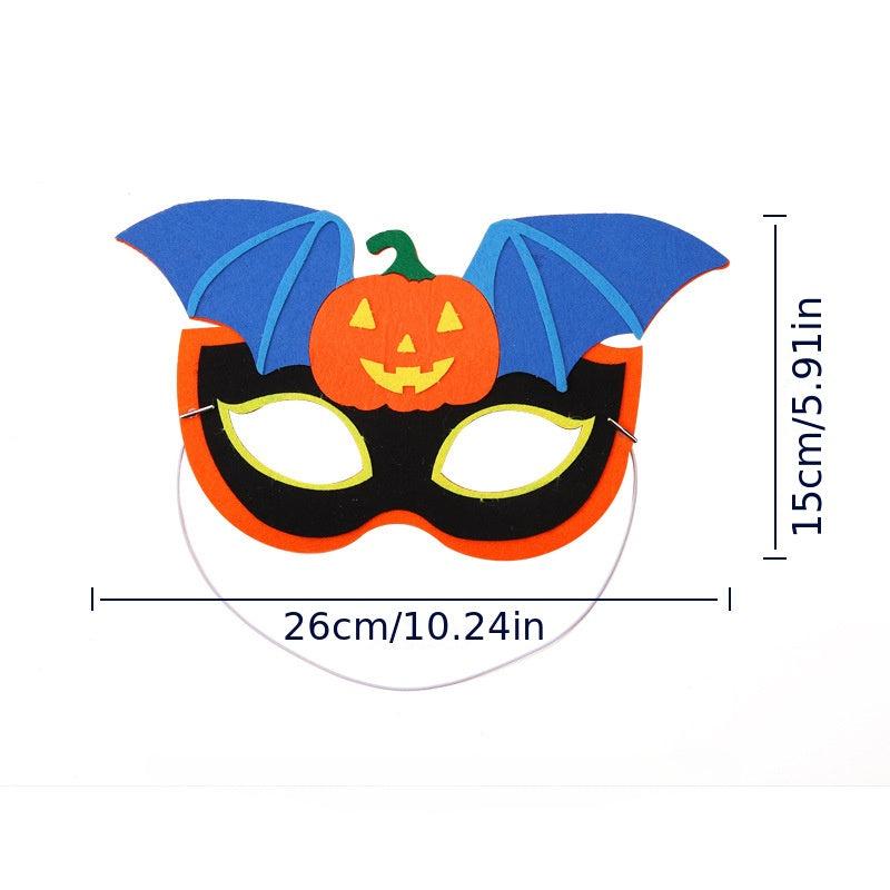 1pc Halloween Dressing Mask Non Woven Makeup Cartoon Mask Material Pack