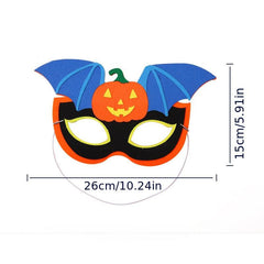 1pc Halloween Dressing Mask Non Woven Makeup Cartoon Mask Material Pack