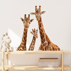 Cartoon Giraffe Family Wall Sticker Bedroom Living Room Decorative Wall Sticker