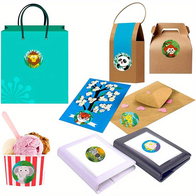 500pcs Cartoon Animal Waterproof Stickers for DIY Laptop Cup Luggage
