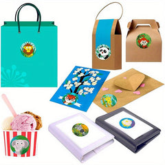 500pcs Cartoon Animal Waterproof Stickers for DIY Laptop Cup Luggage