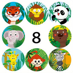 500pcs Cartoon Animal Waterproof Stickers for DIY Laptop Cup Luggage