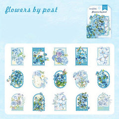 30pcs Plant Flower Stickers for DIY Art Supplies