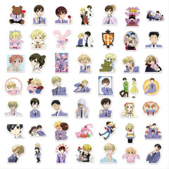 50 Waterproof Anime Stickers for DIY Notebook Decorations & Graffiti