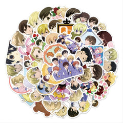 50 Waterproof Anime Stickers for DIY Notebook Decorations & Graffiti