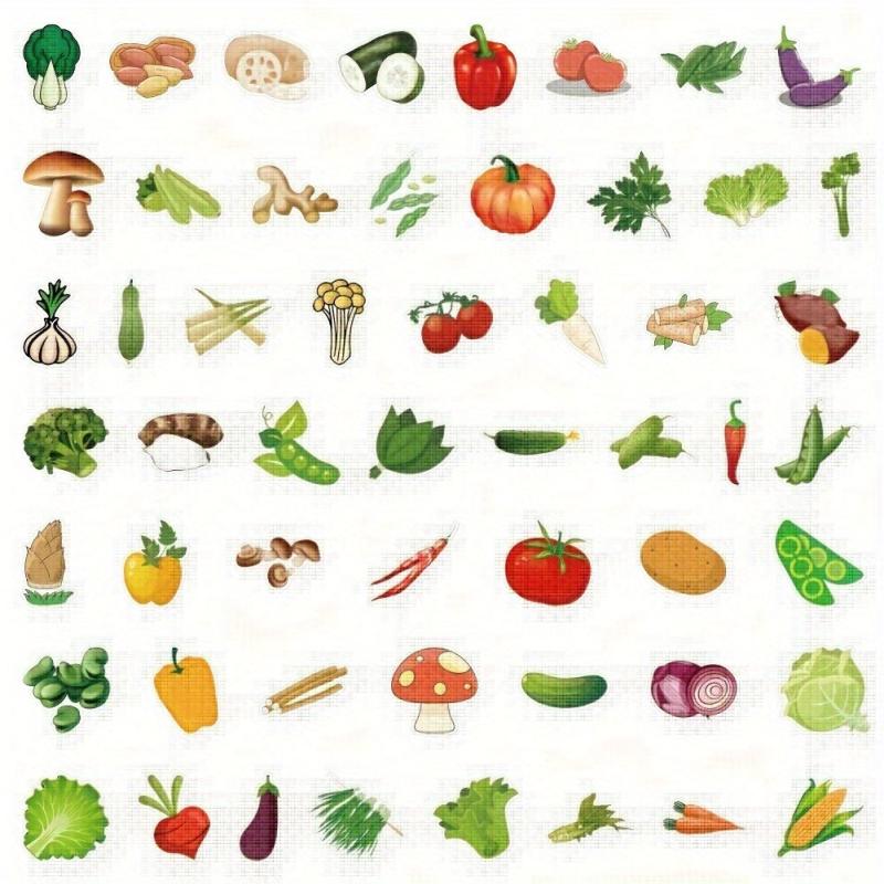 Vegetables Stickers Waterproof Decals For Water Bottles Laptop