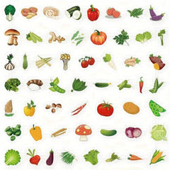 Vegetables Stickers Waterproof Decals For Water Bottles Laptop