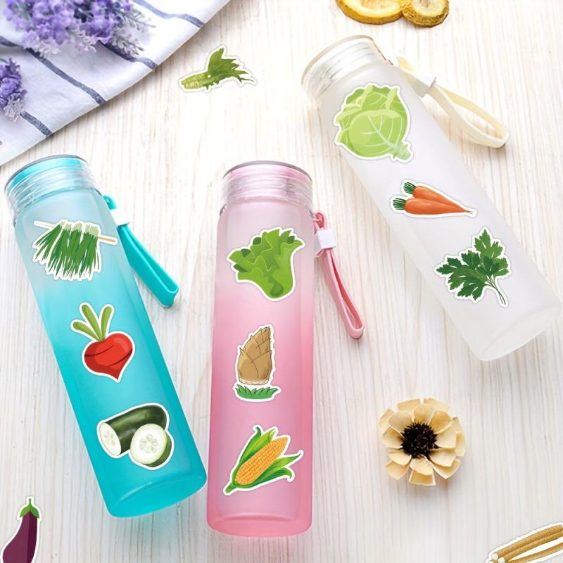 Vegetables Stickers Waterproof Decals For Water Bottles Laptop