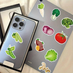 Vegetables Stickers Waterproof Decals For Water Bottles Laptop