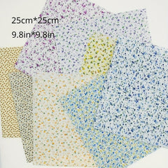 8pcs Flowers Quilting Fabric Bundles Fat Quarters Printed Craft Fabric
