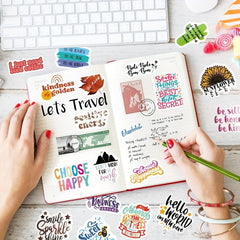 300pcs Motivational Scrapbook Stickers Positive Affirmation Reward Stickers