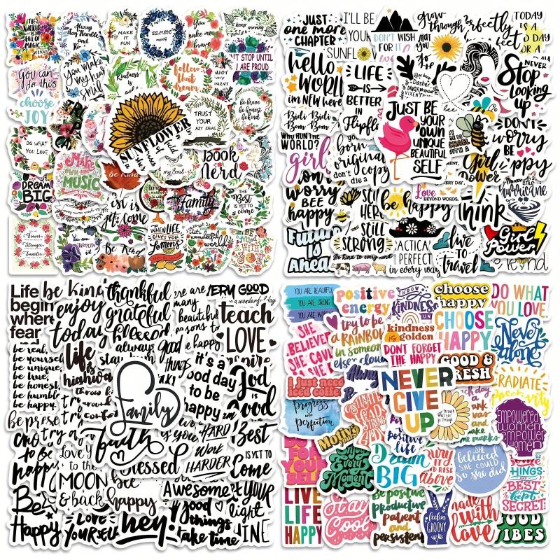 300pcs Motivational Scrapbook Stickers Positive Affirmation Reward Stickers