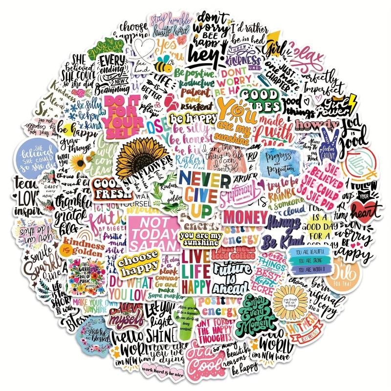 300pcs Motivational Scrapbook Stickers Positive Affirmation Reward Stickers