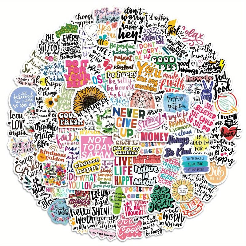 300pcs Motivational Scrapbook Stickers Positive Affirmation Reward Stickers