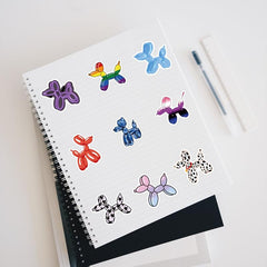 65pcs Balloon Dog Elk Doodle Funny Cartoon Waterproof Stickers Pack
