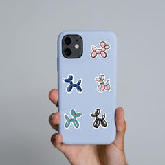 65pcs Balloon Dog Elk Doodle Funny Cartoon Waterproof Stickers Pack
