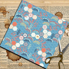 12 Sheets Large Size Retro Journal Material Paper DIY Tools