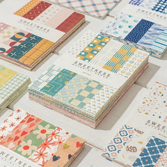 50pcs DIY Decorative Backing Paper Non Adhesive Collage Material