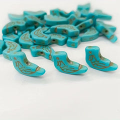 20pcs Birds Shaped Turquise Beads DIY Loose Beads For Jewelry Making Gift