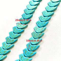 20pcs Birds Shaped Turquise Beads DIY Loose Beads For Jewelry Making Gift