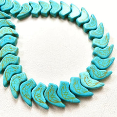 20pcs Birds Shaped Turquise Beads DIY Loose Beads For Jewelry Making Gift