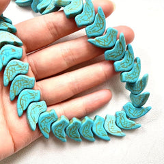 20pcs Birds Shaped Turquise Beads DIY Loose Beads For Jewelry Making Gift