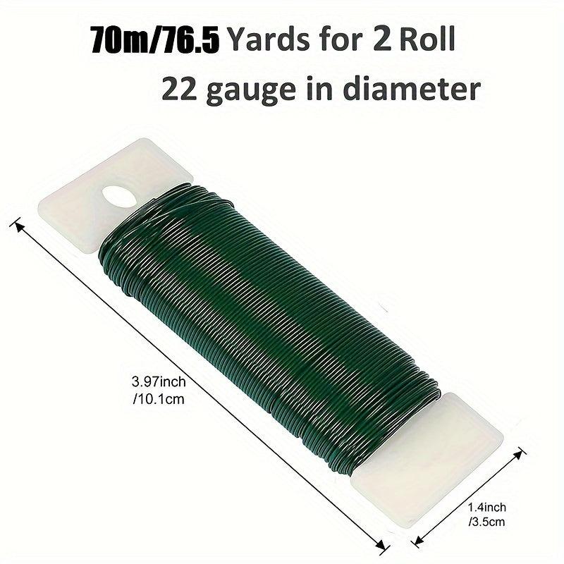 Green Flower Christmas Thread 76 5 Size 2pcs