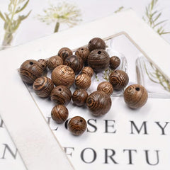 10pcs 12MM Chicken Wings Wood Loose Beads Round Beads Bracelet Necklace Material