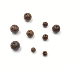 10pcs 12MM Chicken Wings Wood Loose Beads Round Beads Bracelet Necklace Material