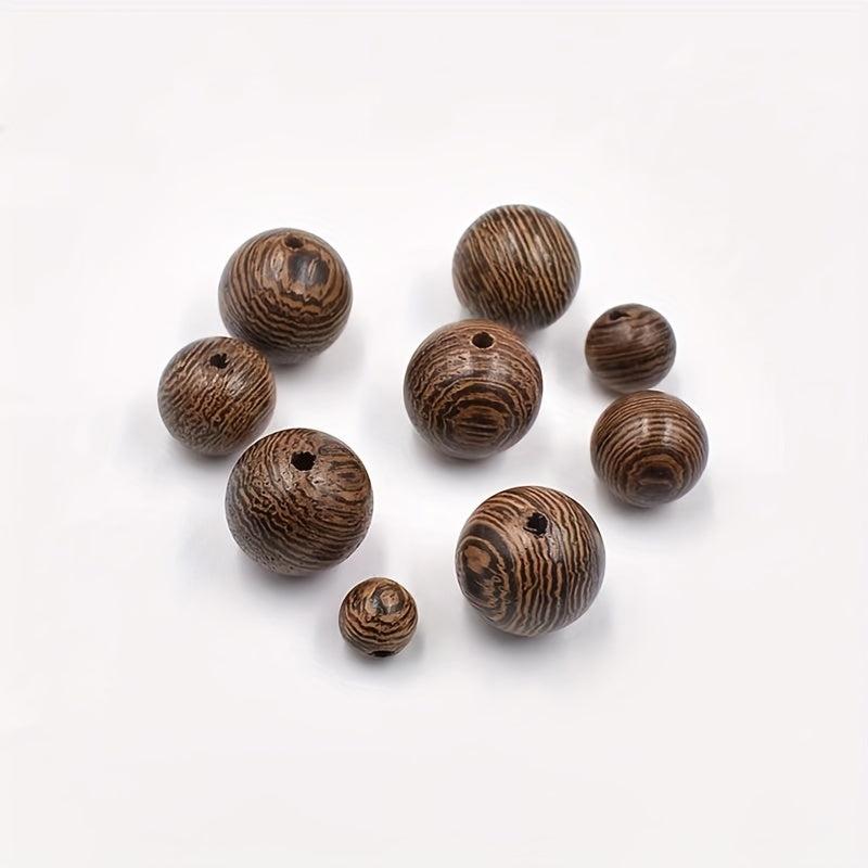 10pcs 12MM Chicken Wings Wood Loose Beads Round Beads Bracelet Necklace Material