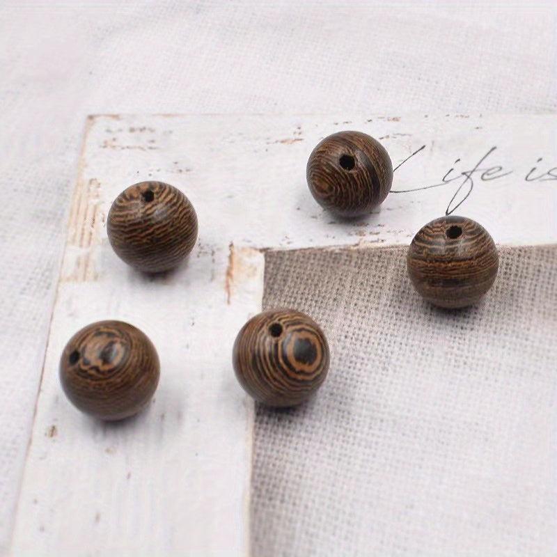 10pcs 12MM Chicken Wings Wood Loose Beads Round Beads Bracelet Necklace Material