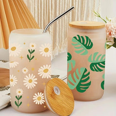 Cartoon Print Heat Transfer Sticker Cup Sticker Christmas DIY Glass