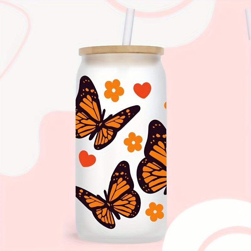 Cartoon Print Heat Transfer Sticker Cup Sticker Christmas DIY Glass