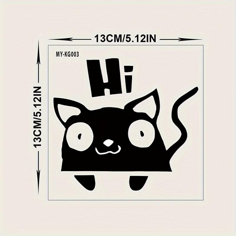 Kitten Switch Self-adhesive Decorative Sticker Home Decor