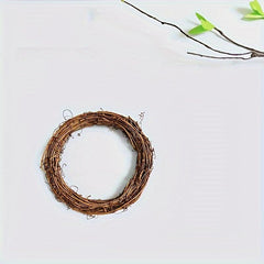 Natural Grape Wreath Ring Rattan Branch Door Wreath Hoop DIY Craft