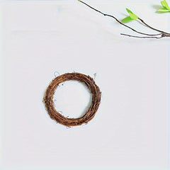 Natural Grape Wreath Ring Rattan Branch Door Wreath Hoop DIY Craft