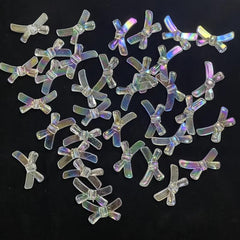 3D Butterfly Rhinestone Nail Art Supplies Aurora Decoration Baroque Style