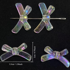 3D Butterfly Rhinestone Nail Art Supplies Aurora Decoration Baroque Style