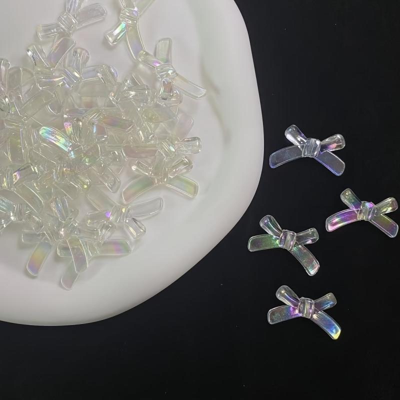 3D Butterfly Rhinestone Nail Art Supplies Aurora Decoration Baroque Style