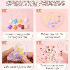 Bow Bowknot Nail Silicone Mold Earring Necklace Art Decoration DIY Tool