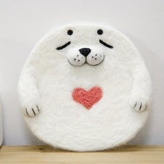 1pc Cup Mat Series Woolen Felt DIY Material Package Doll Ornaments 8 Styles