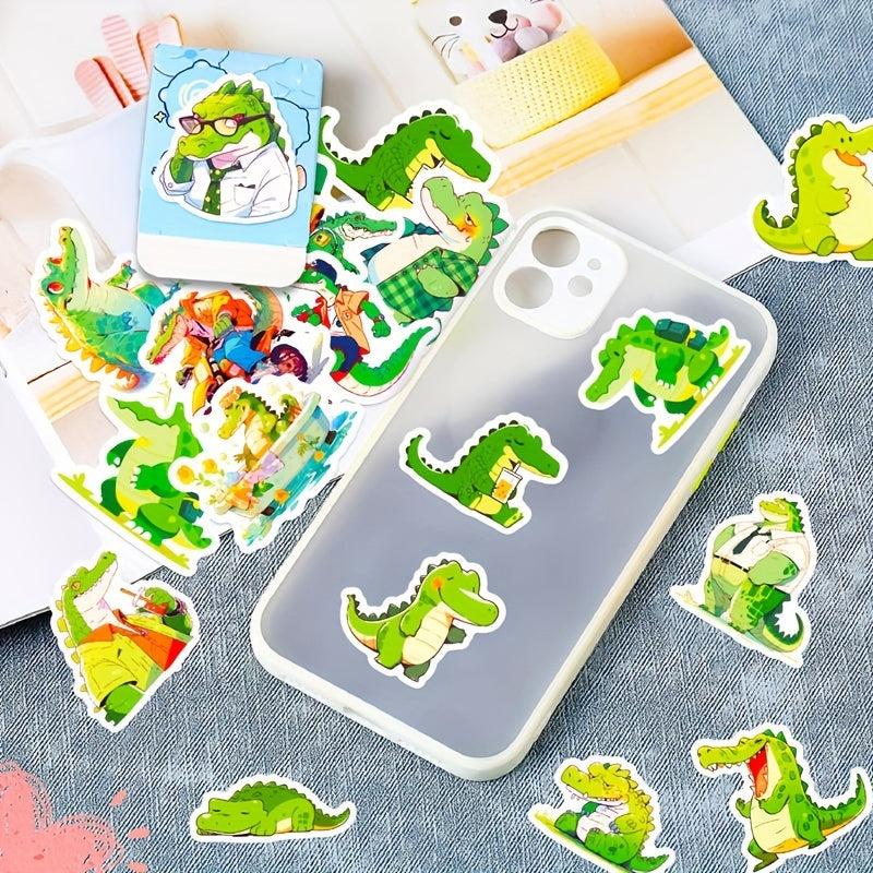50pcs Mr Crocodile Waterproof Cartoon Stickers