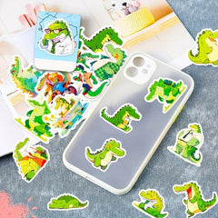 50pcs Mr Crocodile Waterproof Cartoon Stickers