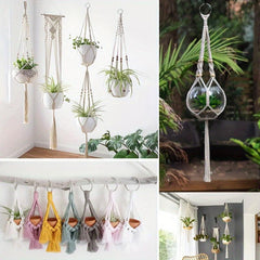20pcs Stainless Steel Rings for Tassel Plant Hook Wall Dec