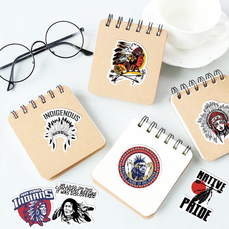 50pcs Waterproof Stickers DIY Decoration for Mobile Phone Computer Window